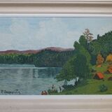 Table P. Sonneville "holidays at the lake"