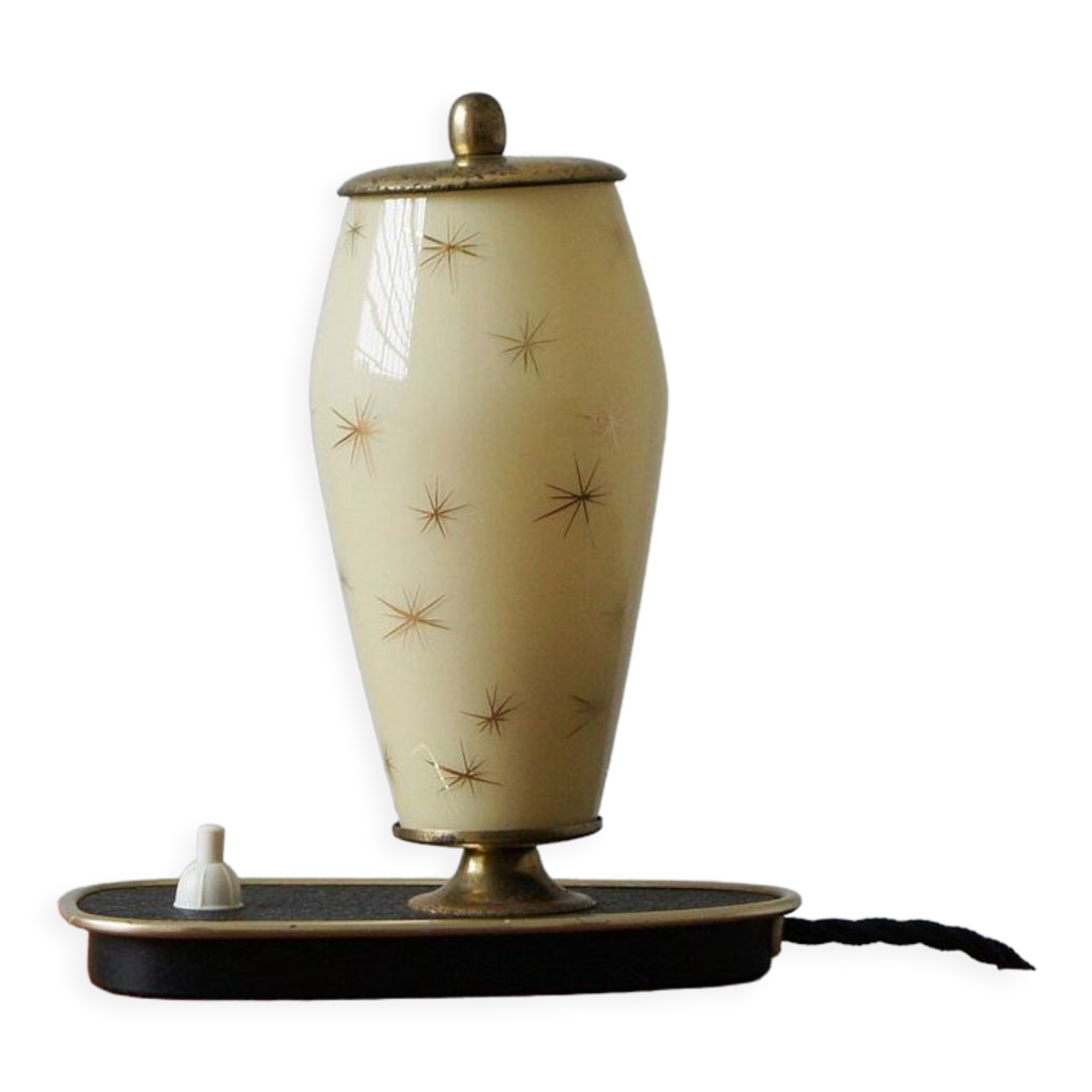 Mid-Century Rockabilly Table Lamp, 1940s