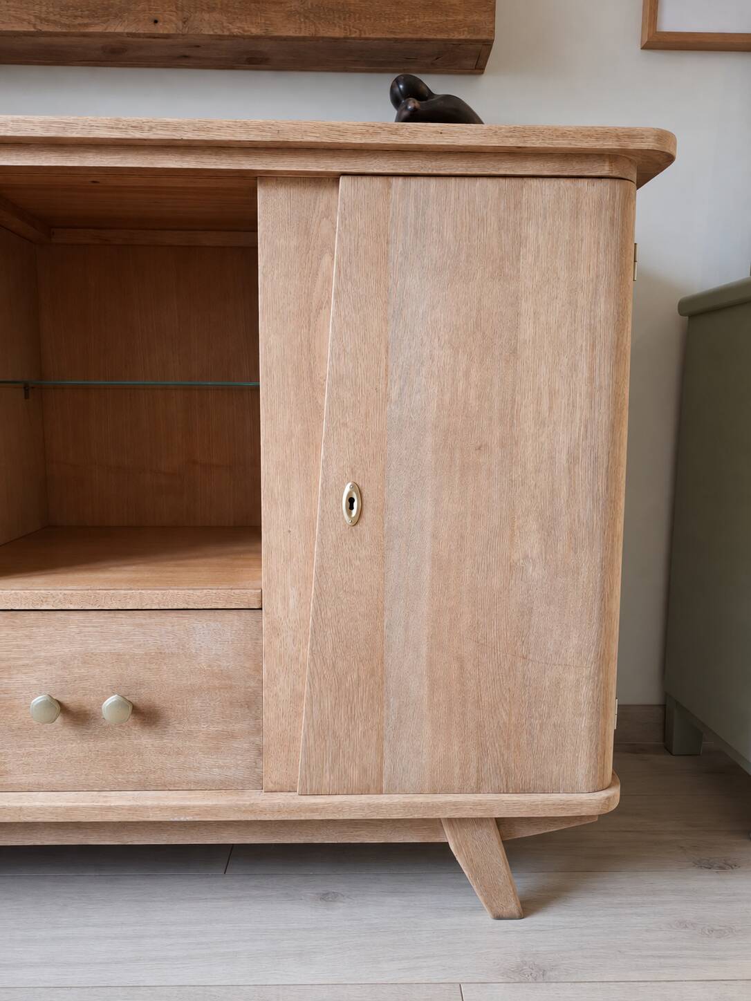 Scandinavian buffet with tapered legs