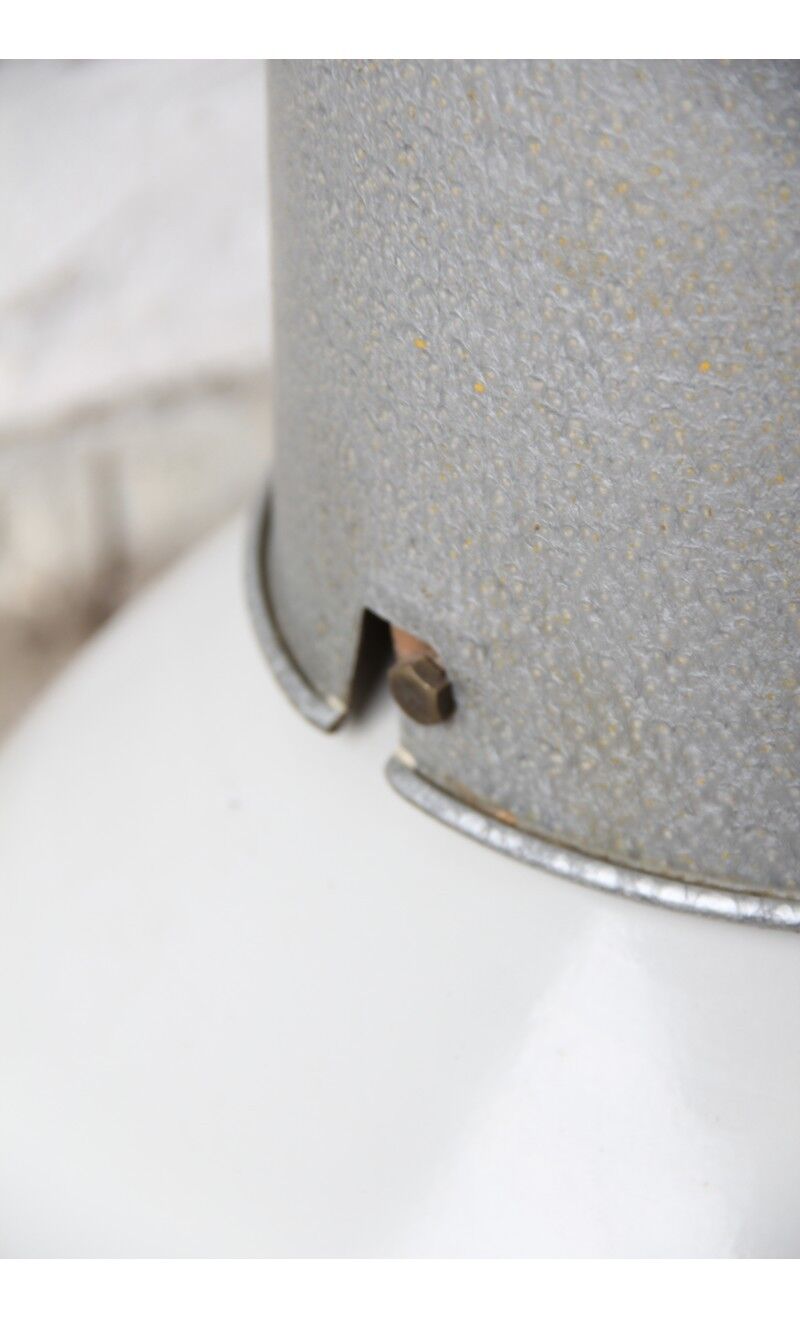 Industrial floor lamp on tripod