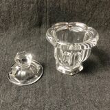 Vintage Baccarat Crystal Mustard/Jam/Honey Jar, Harcourt Missouri Model, Fr