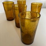 Set of 5 glasses Cups Biot 1960