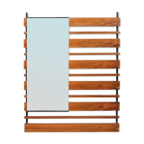 Wall mirror in walnut 60 - 80x106cm