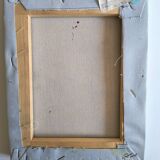 Antique oil painting. Country house - signed G. Monroe