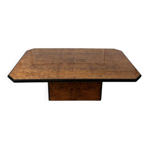 Table basse en loupe