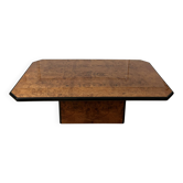 Table basse en loupe d’orme, 1970