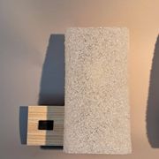 Pair of modernist wall lights 1950/1960 in metal and perspex.