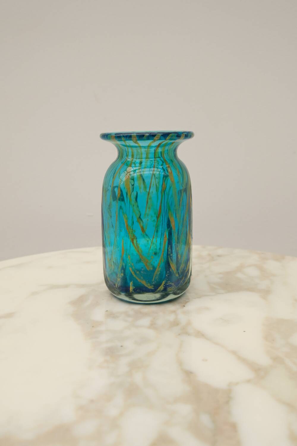 Blown glass vase from mdina