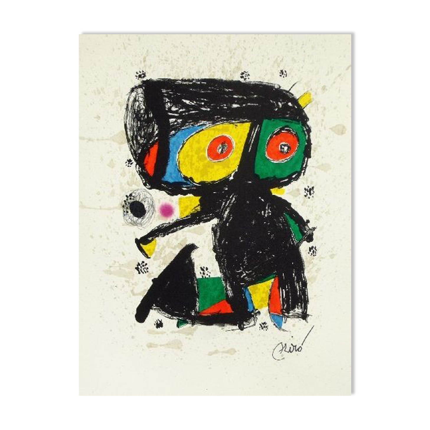 Joan Miro, 15 years old Poligrafa, 1980. Original lithograph