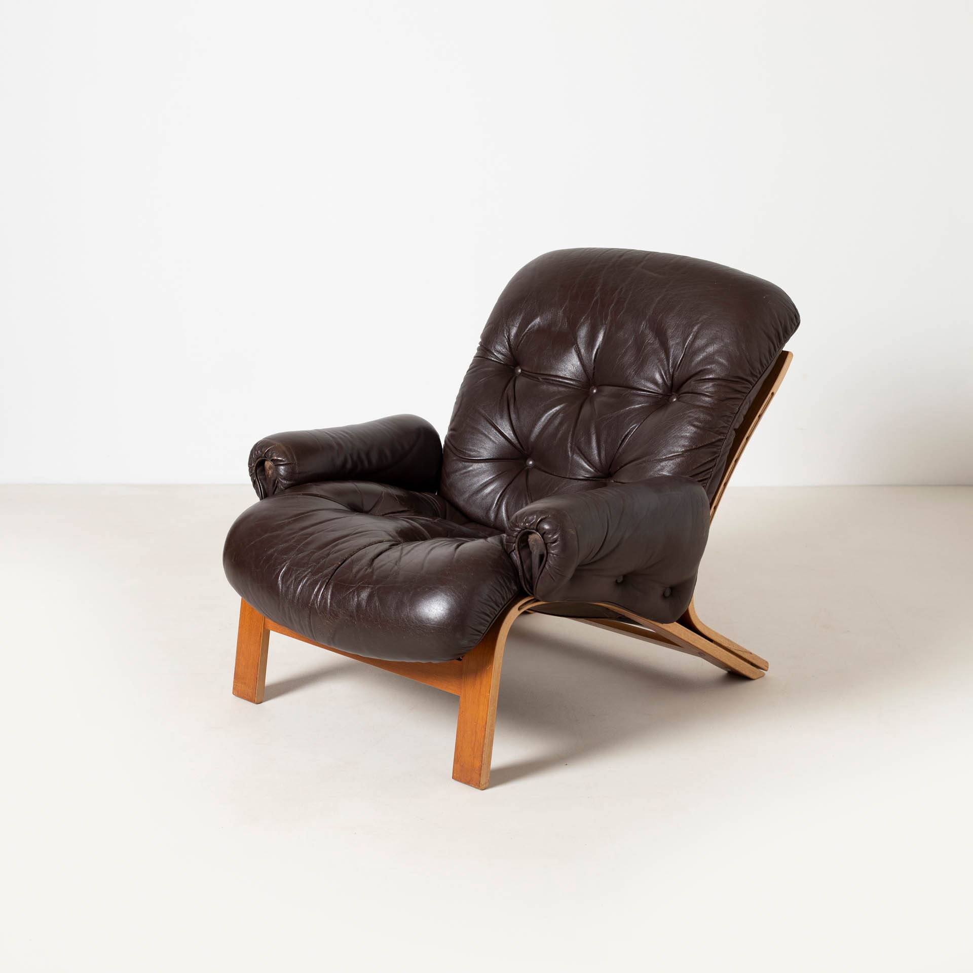 Ry Wing lounge chair designed by Elsa and Nordahl Solheim for RYBO Mobler