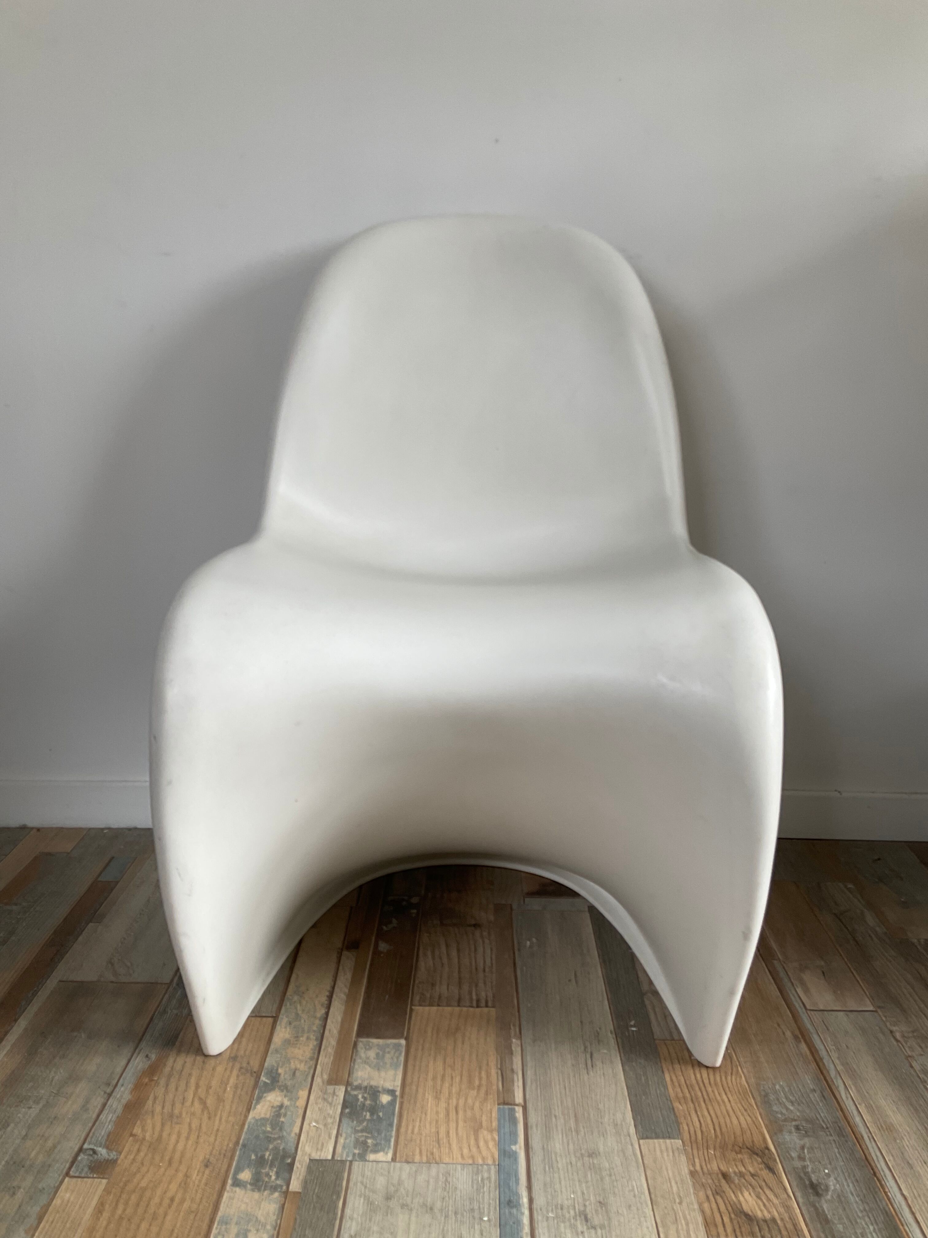 Series of 6 Verner Panton chairs for Vitra