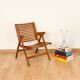 Fauteuil vintage pliant Rex Niko Kralj style scandinave