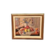 Original Swedish Oil on Canvas – 'Still Life with Vase and Fruits' by Christian Rhode – Signed – Vintage & Framed