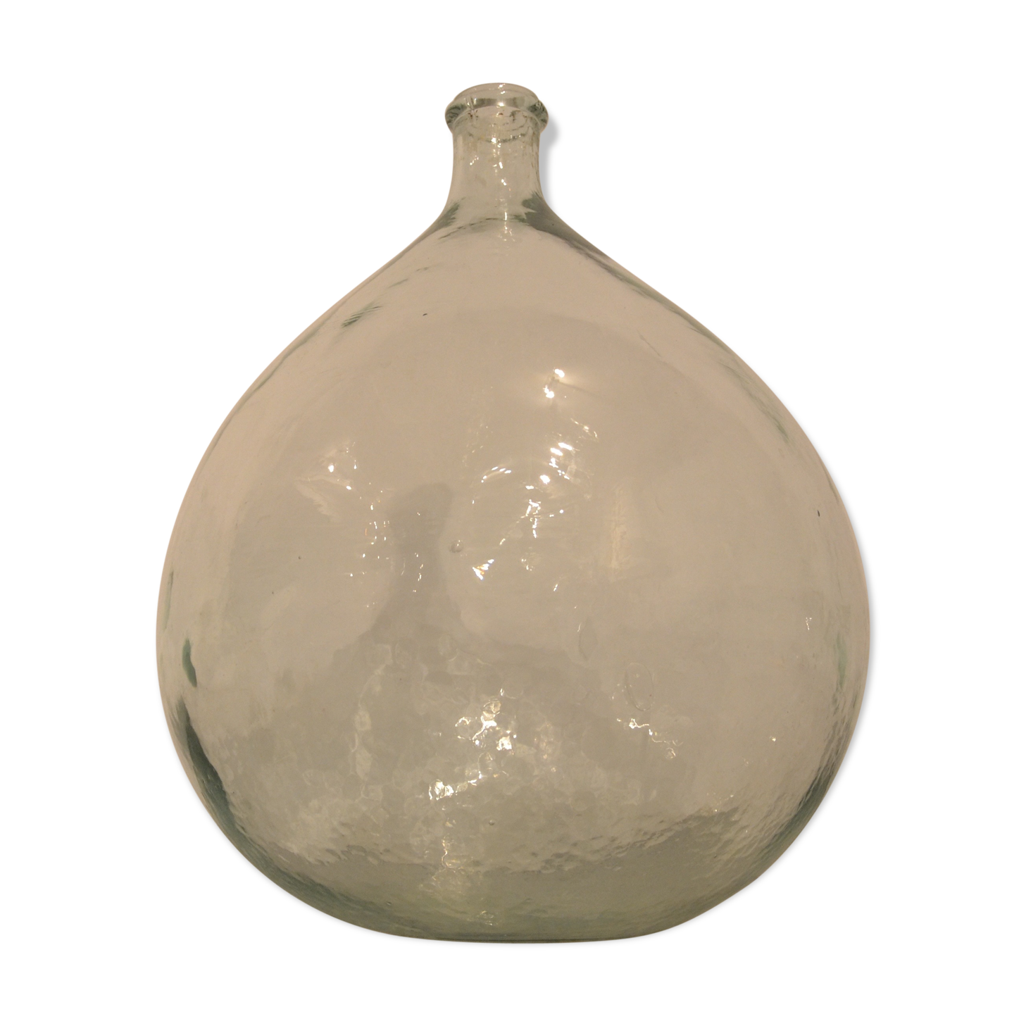 Dame jeanne en verre transparent