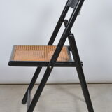 Chaise pliante assise en cannage