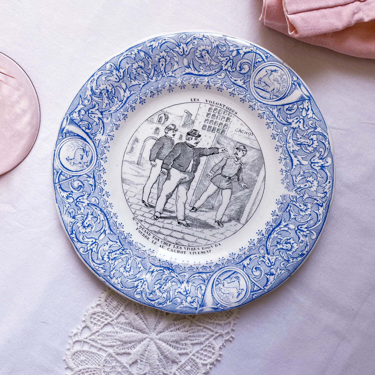 Luneville talking plate collection