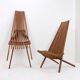 Paire de chaises pliantes en teck - intérieur extérieur