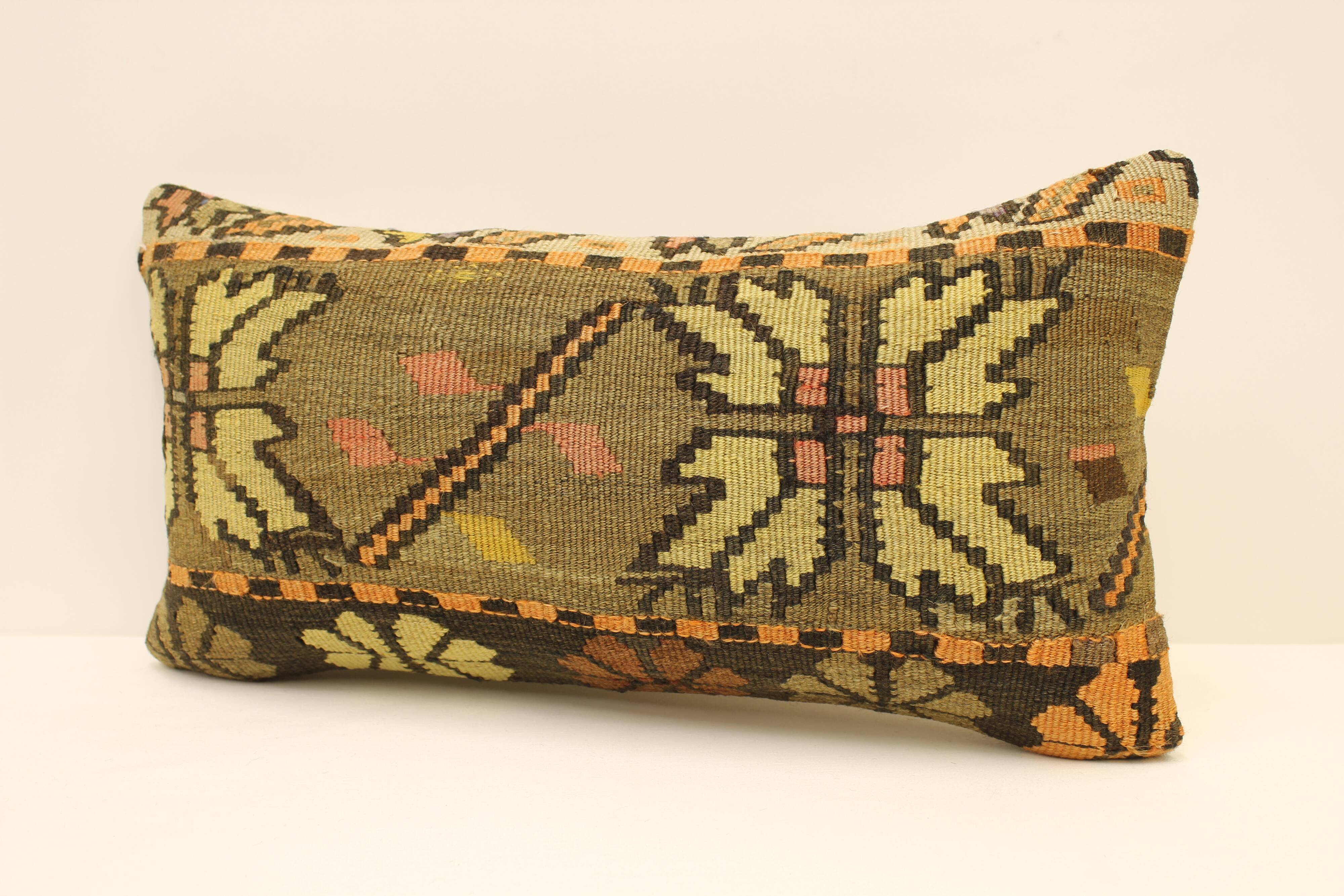 Housse de coussin vintage kilim 30x60 cm
