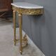 Petite console en marbre et bois doré, style Louis XVI – début XXe