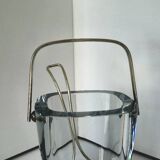 Strömbergshyttan crystal ice bucket with original tongs – scan design