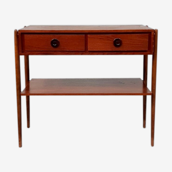 Mid century teak danish console table