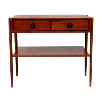 Mid century teak danish console table