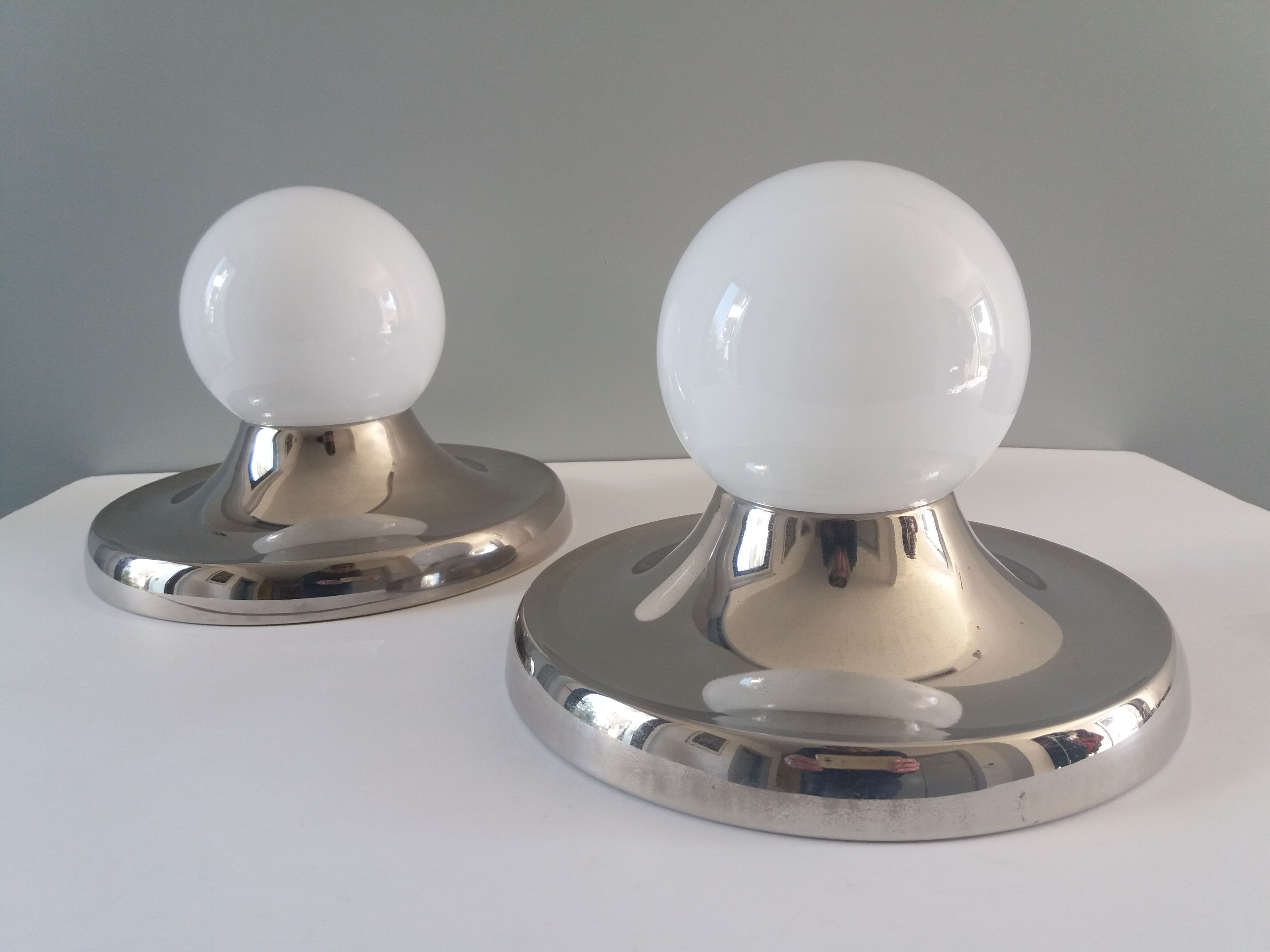 Pair of wall light 'Balum' brothers Castiglioni for Arteluce