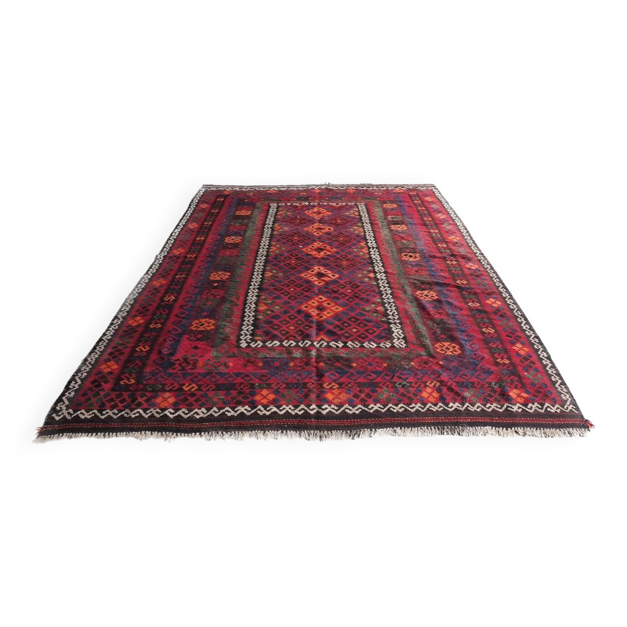 Vintage wool kilim rug