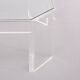Table basse octogonale Lucite David Lange années 1970