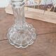 Imposing molded glass chandelier