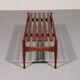 Walnut bench by Gio Ponti made by Fratelli Reguitti 1950