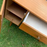 Light wood desk