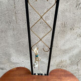 Mid century swedish floor lamp with teak table