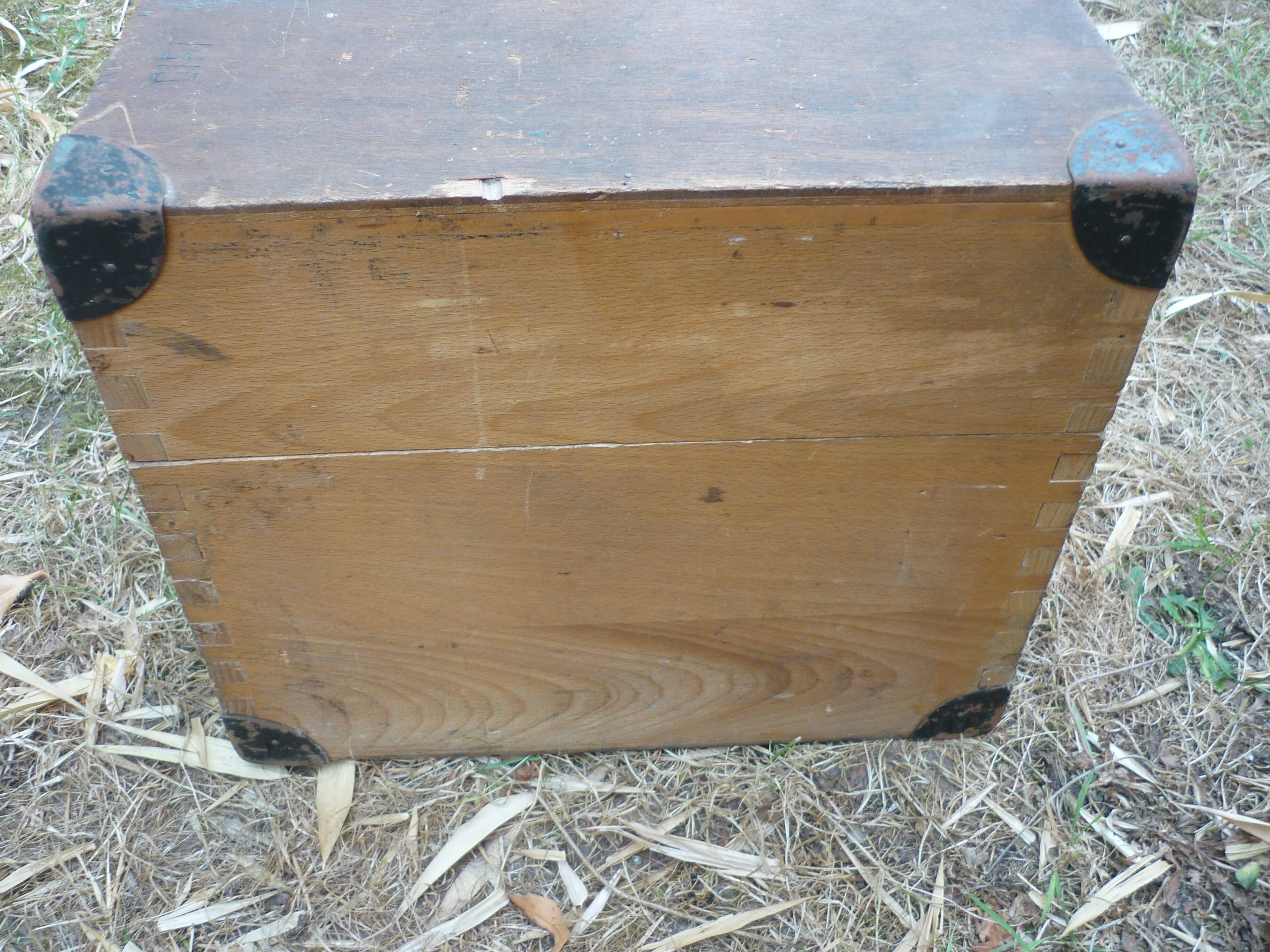 Telecoms wooden storage crate