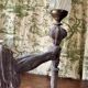 Rare and imposing wall light, torchiere mid-20th century