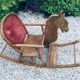 Child rocking horse wooden