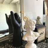 Black hand vase