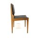 Set de 4 chaises scandinave en chêne, Karl Erik Ekselius, JOC, Suède, 1960