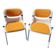 Duo de chaises Dorsal de E Ambasz et G Piretti pour OpenArk en 1990
