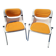 Duo de chaises Dorsal de E Ambasz et G Piretti pour OpenArk en 1990