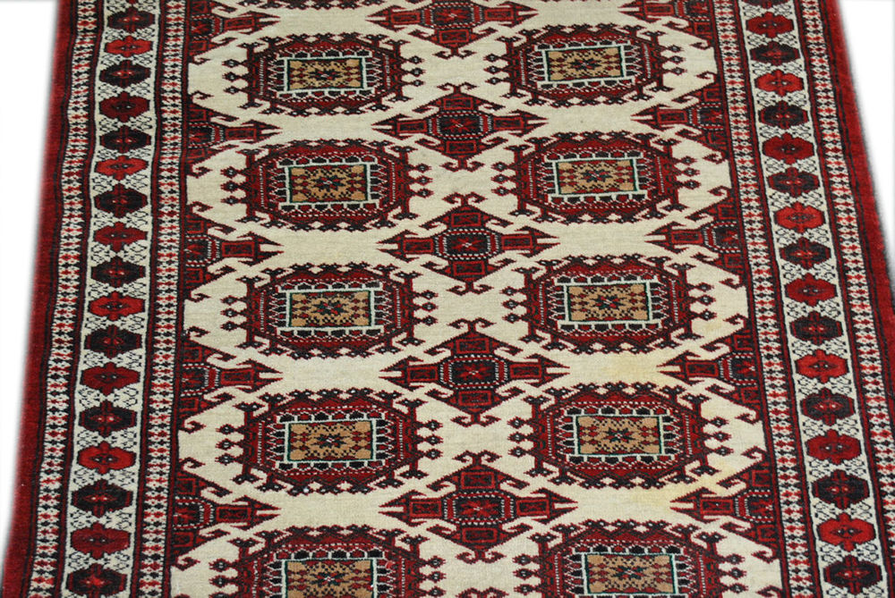 Authentic Persian Torkaman rug 105x90cm