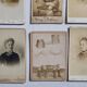 Set of 21 old photographic portraits from the end of the 19th century to the beginning of the 20th century