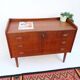 Teak chest of drawers in Danish style, 1960s/70s, retro/vintage style, dating from the mid-20th century.