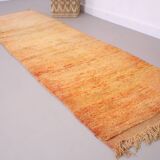 Vintage Moroccan Runner Rug 91 x 292 cm - Orange Runner Rug - Berber Rug