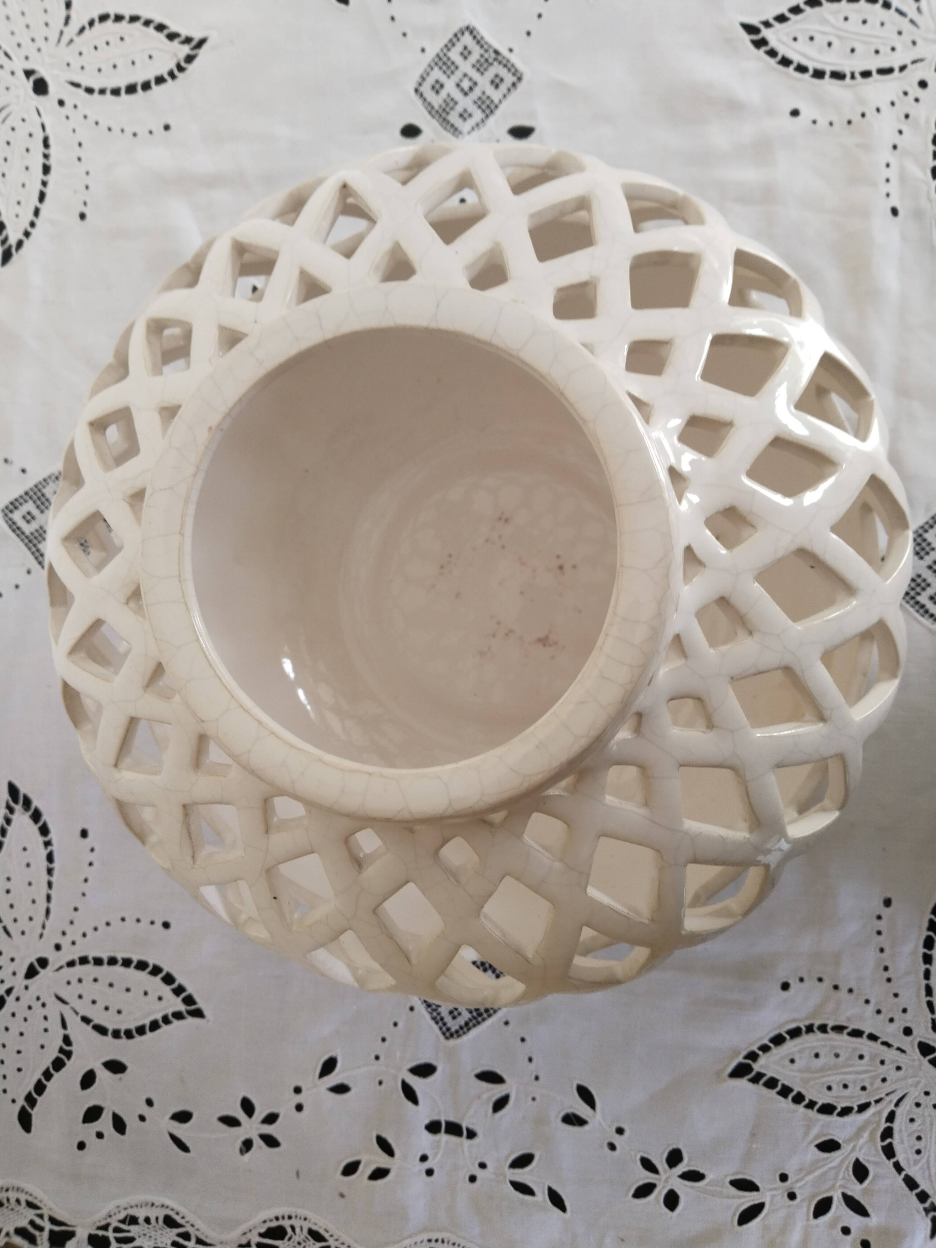 Anthropologie Diamond-Pierced Hurricane Tealight Holder