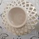 Anthropologie Diamond-Pierced Hurricane Tealight Holder