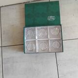 Set of 6 whisky glasses in Paris crystal, Christine model n°20