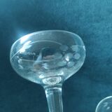 Set of 3 champagne glasses