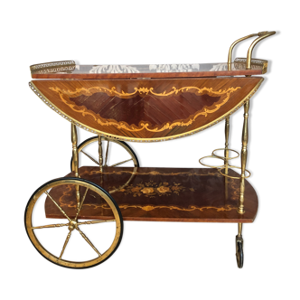 Rolling dessert, brass and rosewood, 1970