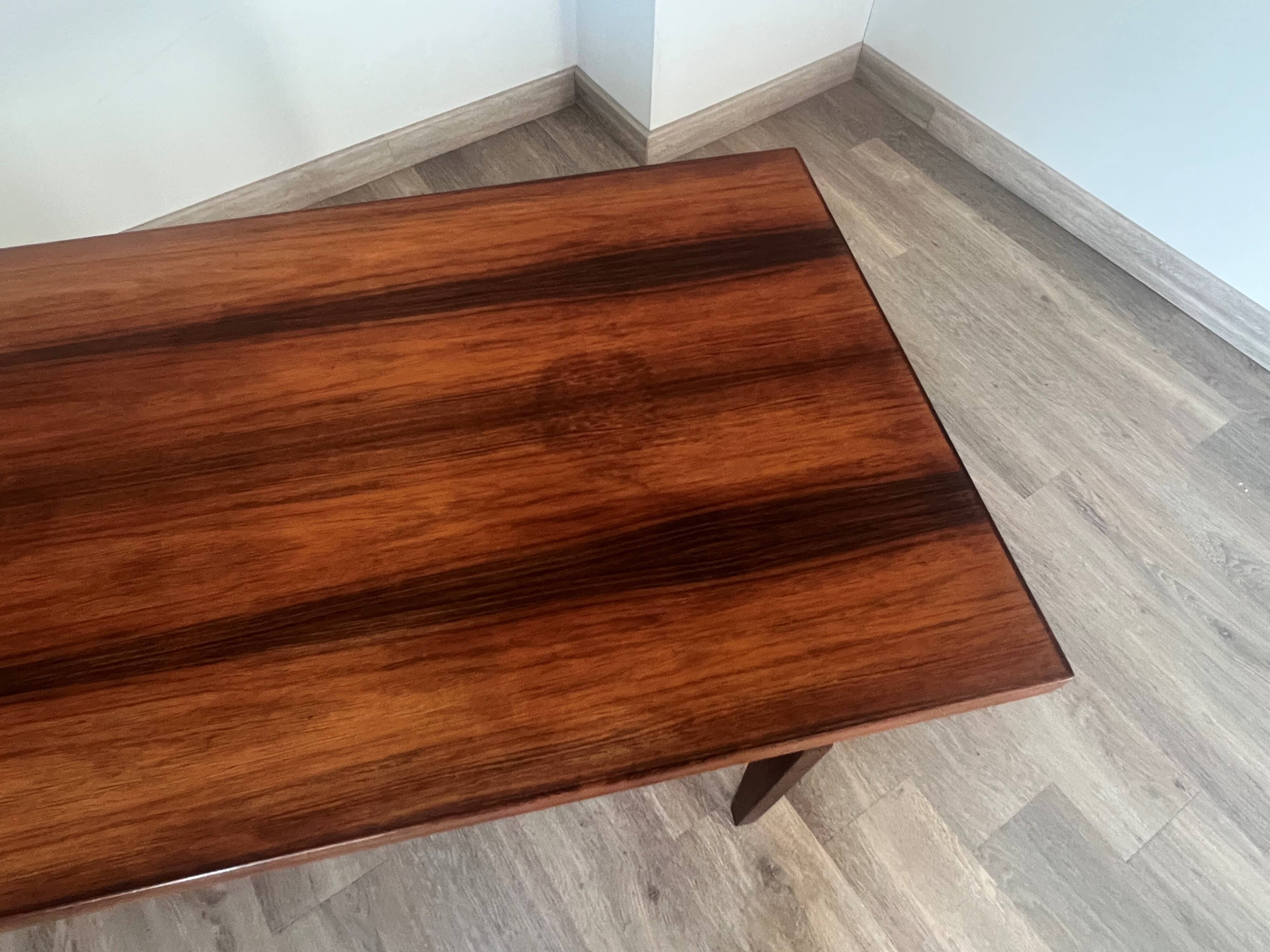 Scandinavian rosewood coffee table
